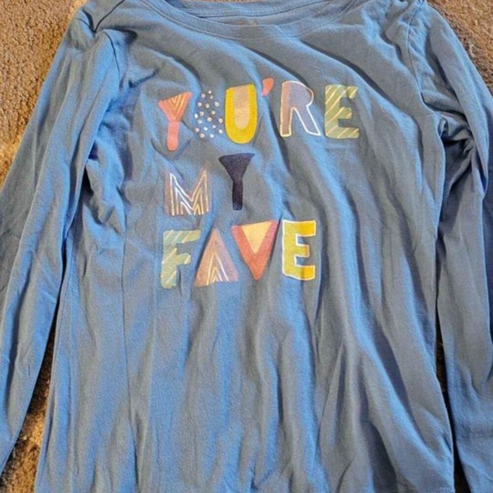 Girls size Large 10/12 You're My Fav Shirt